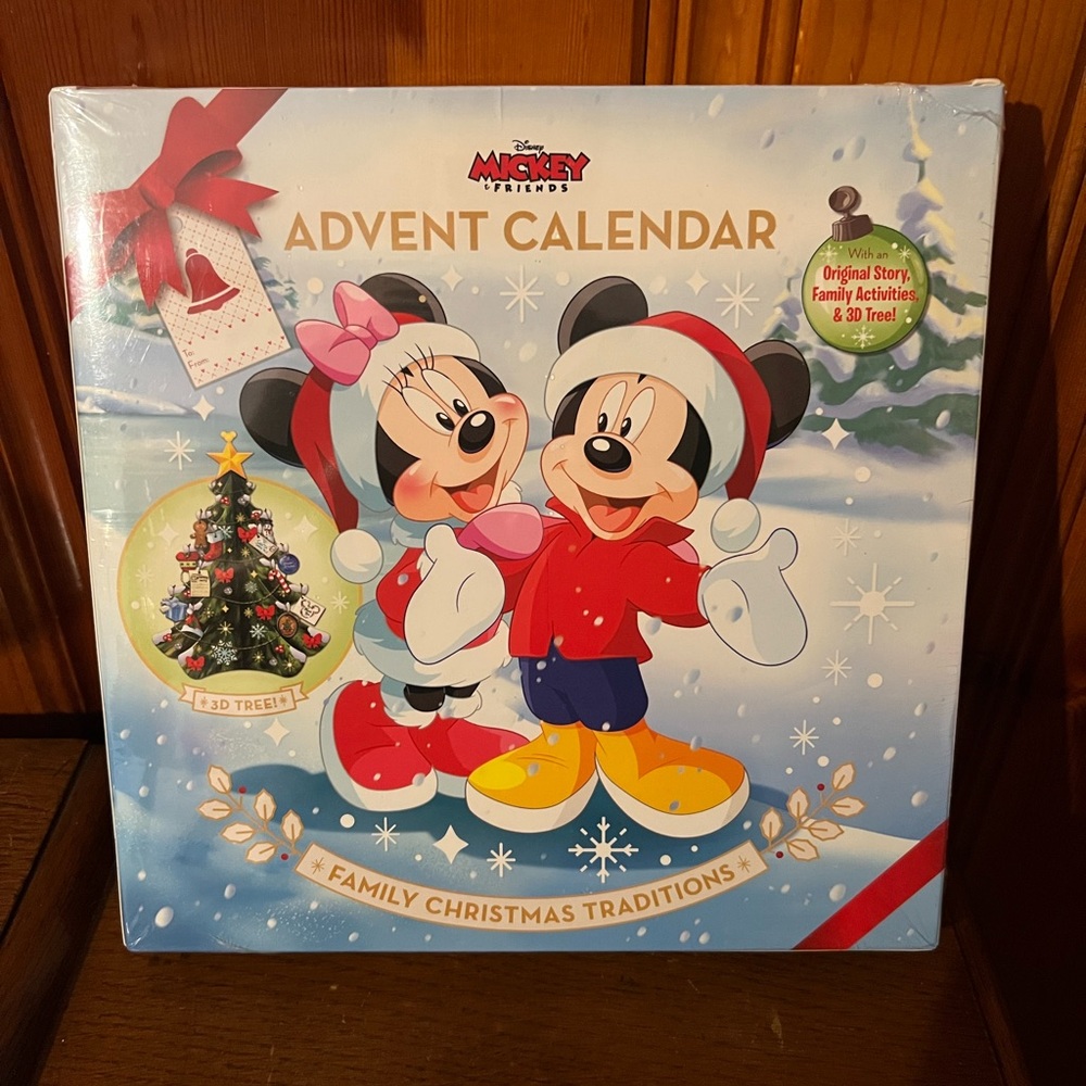 Disney Mickey & Friends 3D Tree, Story Book Advent Calendar-NEW